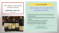 Wine Tasting The Multi-faceted Sangiovese