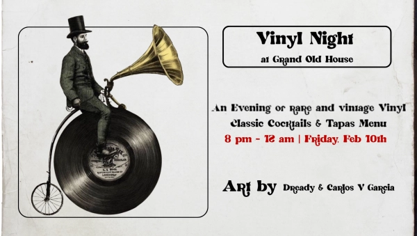 An Evening of Rare Vinyl & Art at Grand Old House