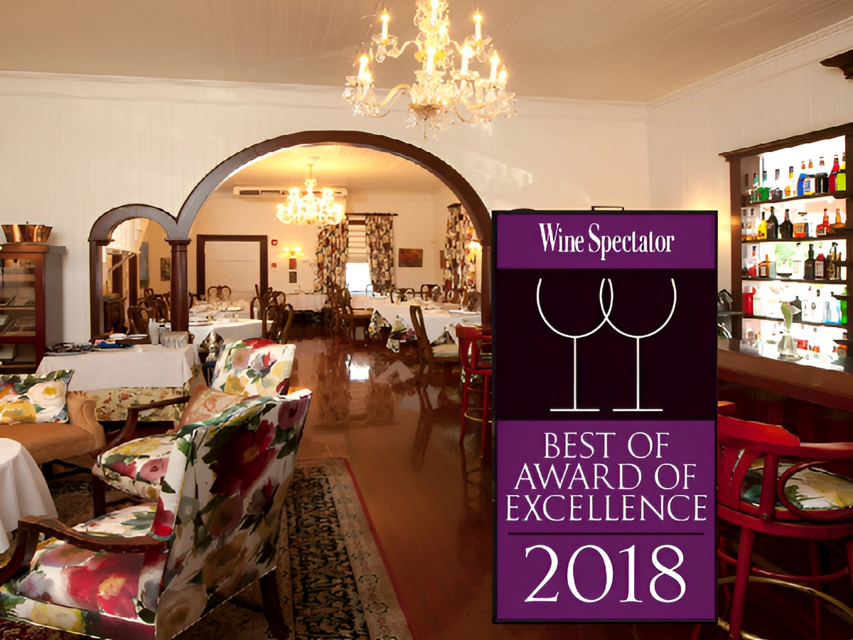 Grand Old House Honored with Wine Spectator Restaurant Award 2018