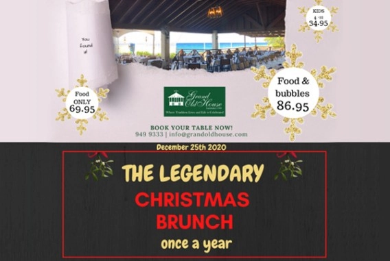 The Legend Returns: The 2020 Grand Old House Christmas Brunch