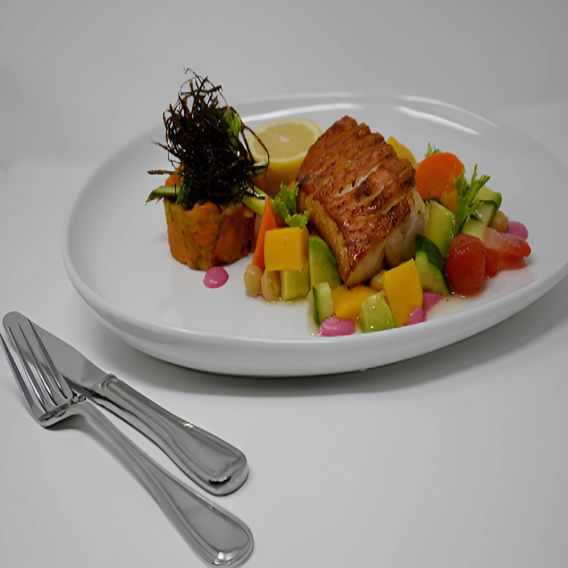 Catch of the Day: Local Red Snapper at a Waterfront Restaurant in the Cayman Islands